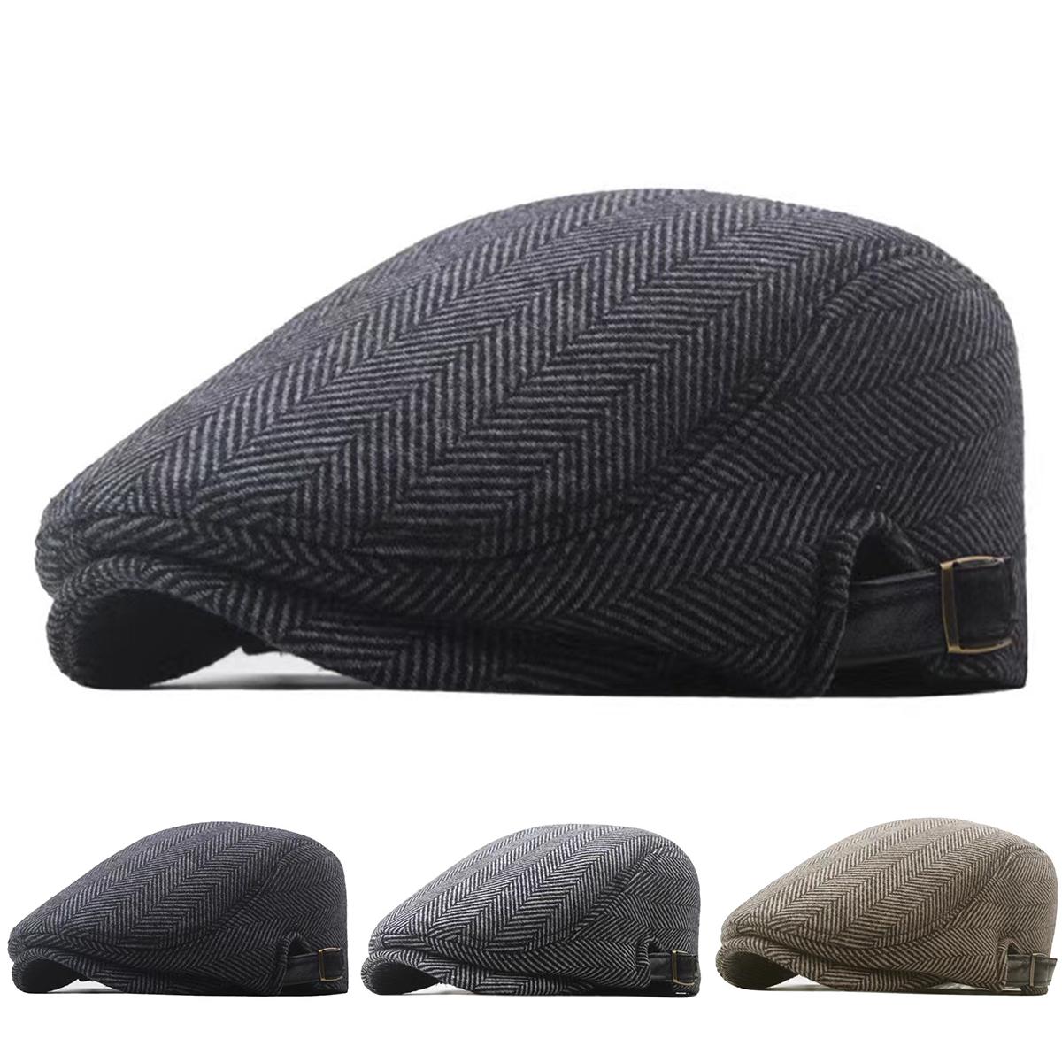 Men Vintage Herringbone Newsboy Caps British Painters Hats Spring and Autumn Adjustable Flat Cap Hip Hop Berets Peaked Cap коричневий
Men Vintage Herringbone Newsboy Caps British Painters Hats Spring and Autumn Adjustable Flat Cap Hip Hop Berets Peaked Cap коричневий