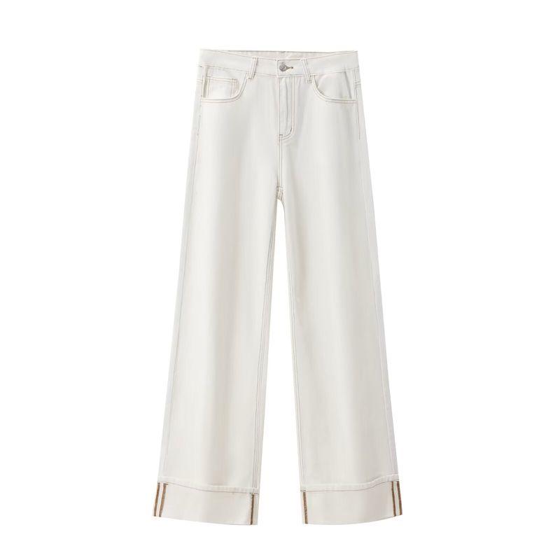 Kaslead New Arrival Women s Clothing Fashion Style Fashion High Waist Curl Trousers Denim 6045043 White L
Kaslead New Arrival Women s Clothing Fashion Style Fashion High Waist Curl Trousers Denim 6045043 White L
