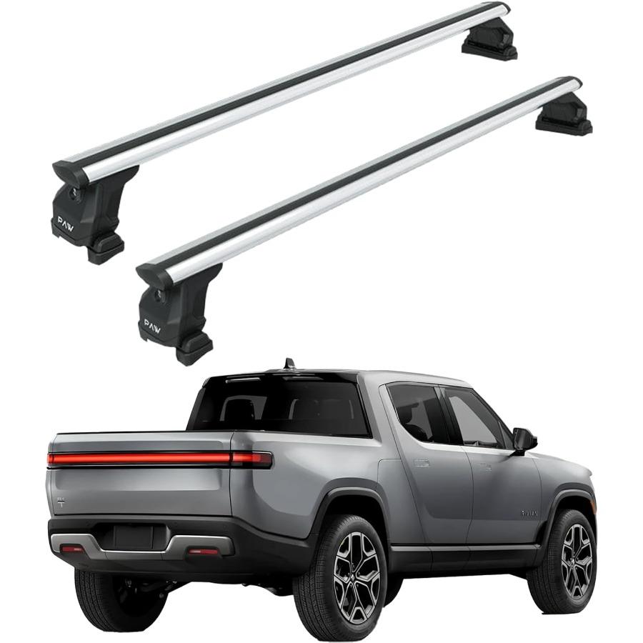 Roof Rack Bed Rack Cross Bars for Rivian R1T 2022Up Aluminum Bars 330 LB Load Capacity Anti Theft Metal Brackets Heavy Duty Sil United States
Roof Rack Bed Rack Cross Bars for Rivian R1T 2022Up Aluminum Bars 330 LB Load Capacity Anti Theft Metal Brackets Heavy Duty Sil United States