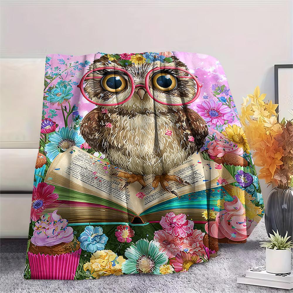 Owl Print Flannel Blanket, High quality Comfortable for All Seasons, Home Decor, Warmth and Comfort, Perfect for Christmas Gifts 80cm x 120cm
Owl Print Flannel Blanket, High quality Comfortable for All Seasons, Home Decor, Warmth and Comfort, Perfect for Christmas Gifts 80cm x 120cm
