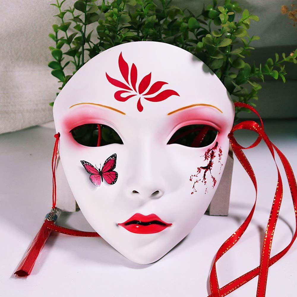 Beauty Face With Tassels&Bell Party Props Full Face Mask Halloween Cosplay Mask Party Mask Props F 
Beauty Face With Tassels&Bell Party Props Full Face Mask Halloween Cosplay Mask Party Mask Props F