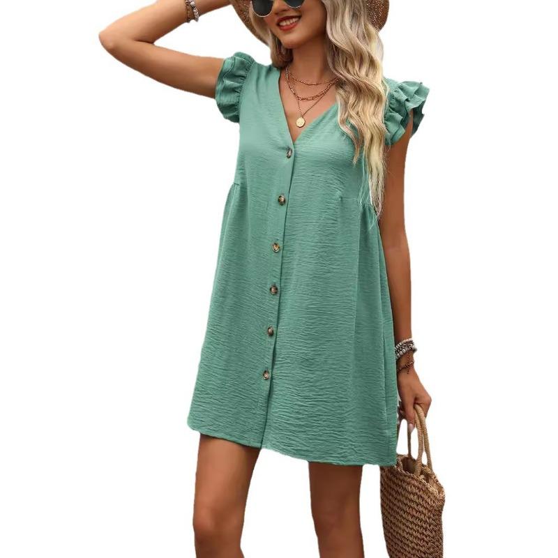 Летнее сексуальное женское трансграничное платье без рукавов однотонной расцветки XXL зелёный
Летнее сексуальное женское трансграничное платье без рукавов однотонной расцветки XXL зелёный