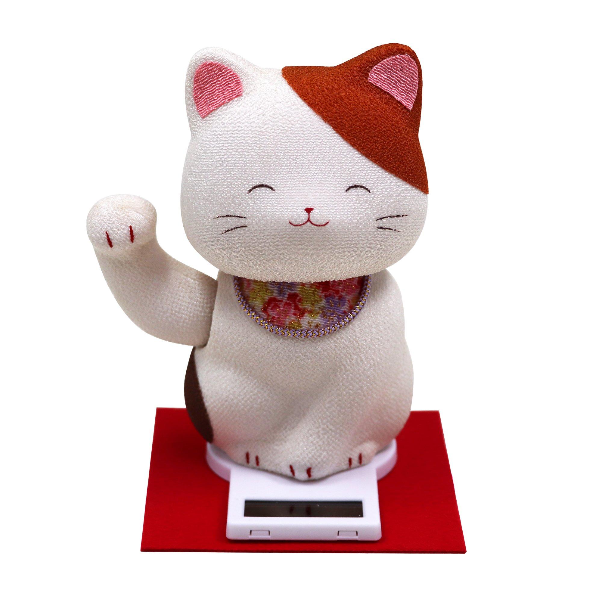 Osaka Choseido Lucky Cat Good Luck with Original Wooden Tag Solar Lucky Brown Figurine, Solar-Powered, Cat, Charm, (Pukupuku Cat, Chirimen, Spots)
Osaka Choseido Lucky Cat Good Luck with Original Wooden Tag Solar Lucky Brown Figurine, Solar-Powered, Cat, Charm, (Pukupuku Cat, Chirimen, Spots)