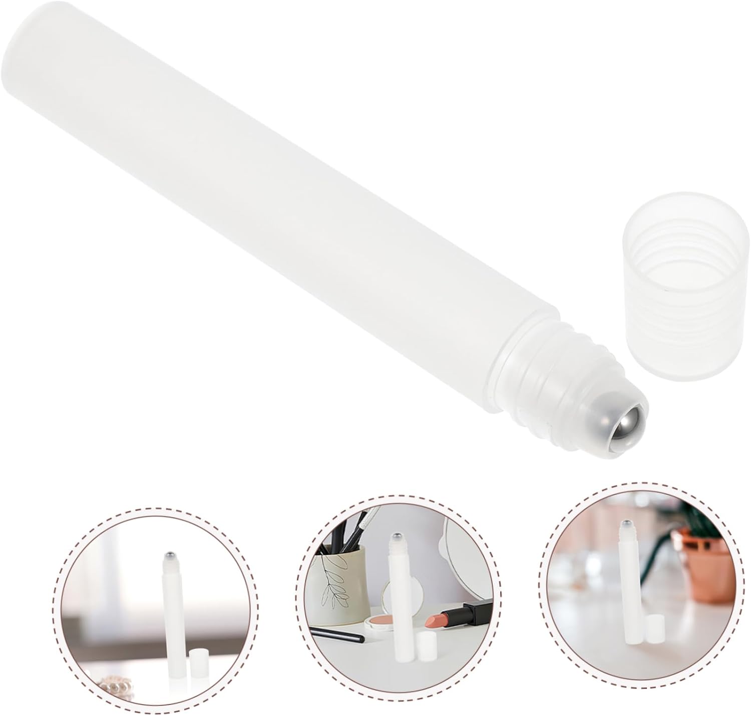 Glass Roller Bottles with Smooth Ball Durable Refillable Perfume Container for Essential Oils DIY Travel Size Roll on Bottle Transparent-1pc&Plastic
Glass Roller Bottles with Smooth Ball Durable Refillable Perfume Container for Essential Oils DIY Travel Size Roll on Bottle Transparent-1pc&Plastic