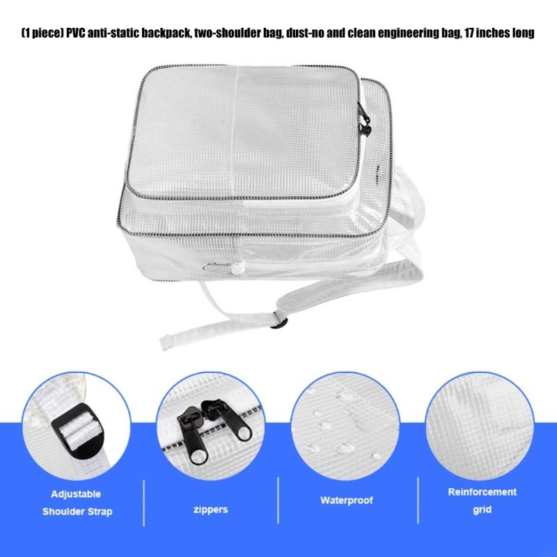Cleanroom Tool Bag PVC Backpack Clear View for Clean Environments China Mainland
Cleanroom Tool Bag PVC Backpack Clear View for Clean Environments China Mainland