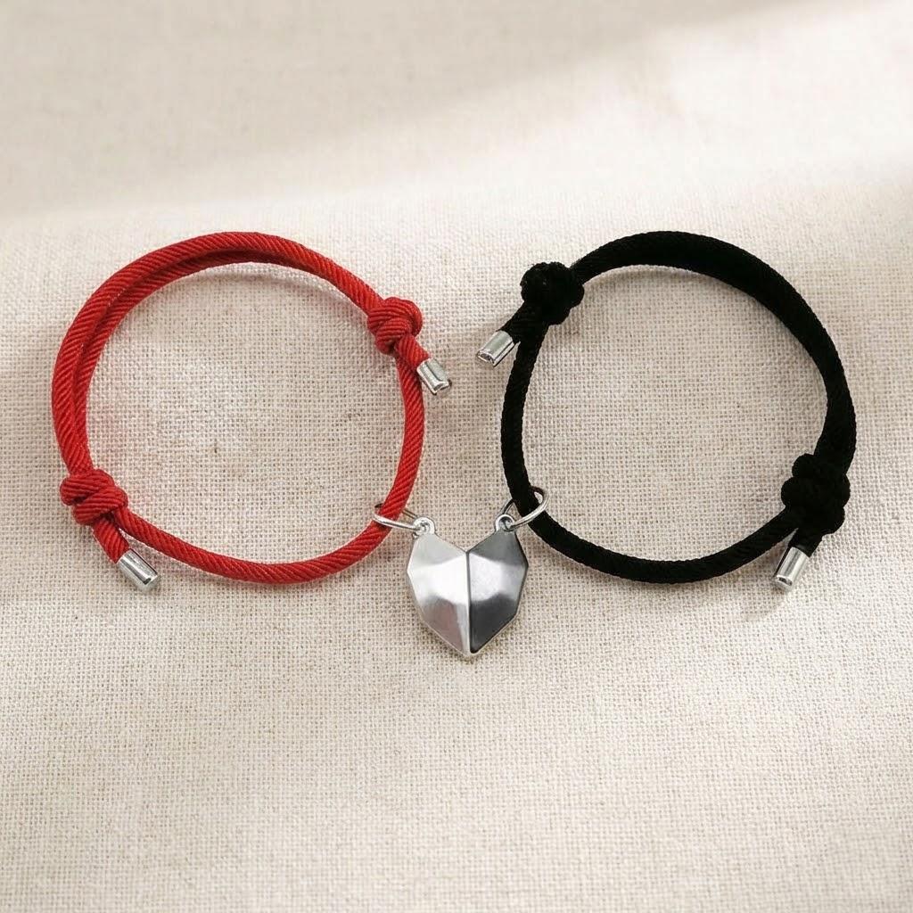 Black White Magnetic Couple Bracelet Set Love Wishing Stone Jewelry Gift for Anniversary Valentine s Day Gifts for Couples червоний колір чорний
Black White Magnetic Couple Bracelet Set Love Wishing Stone Jewelry Gift for Anniversary Valentine s Day Gifts for Couples червоний колір чорний