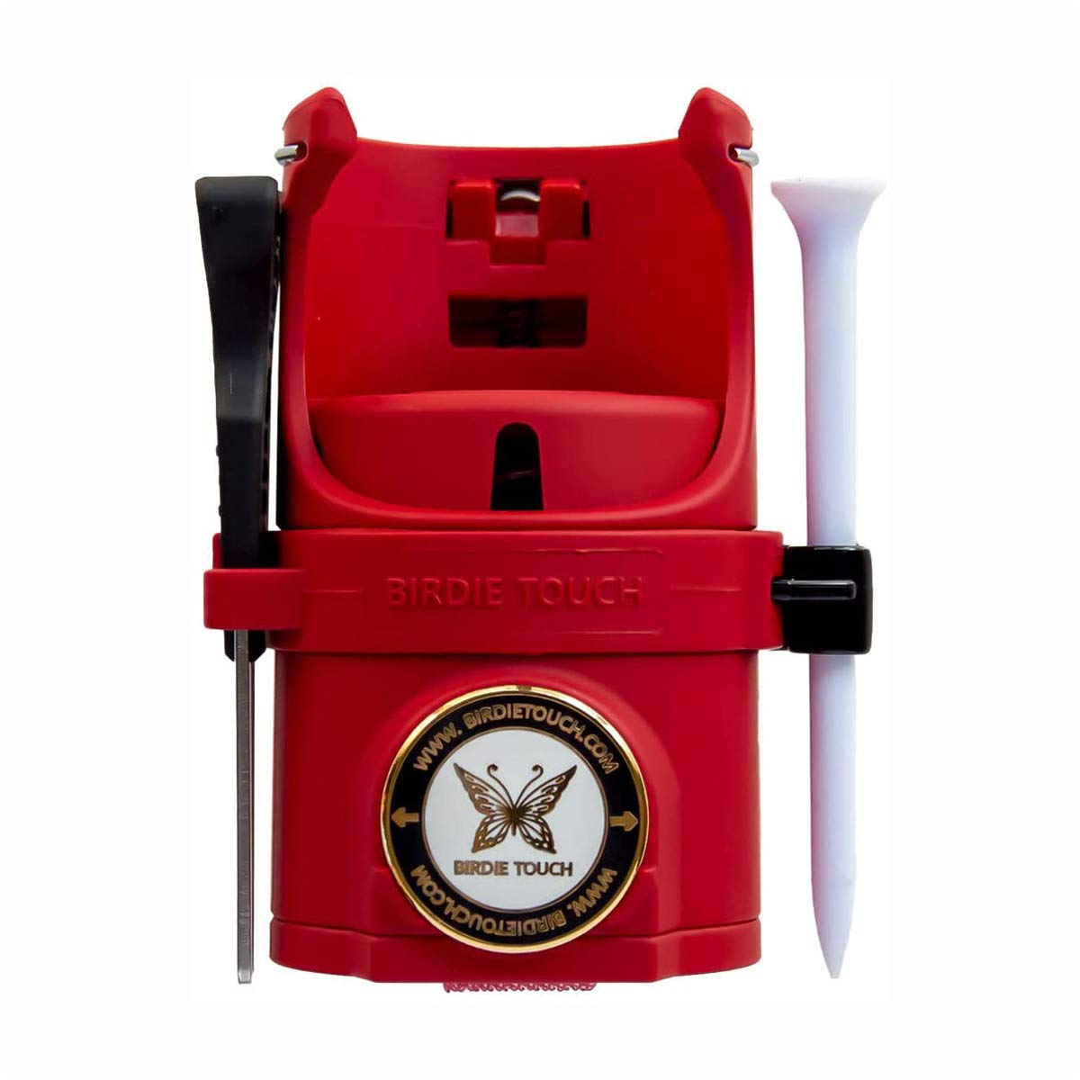 Golf Round Holder: All your essential golf accessories in one place. Gift boxed (red).
Golf Round Holder: All your essential golf accessories in one place. Gift boxed (red).