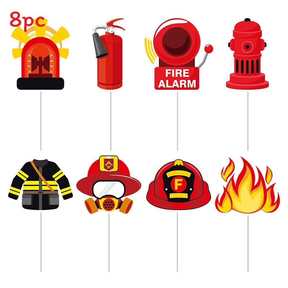 Fire Birthday Themed Cake Decoration Plugin Eight Piece Sets Party Props
Fire Birthday Themed Cake Decoration Plugin Eight Piece Sets Party Props
