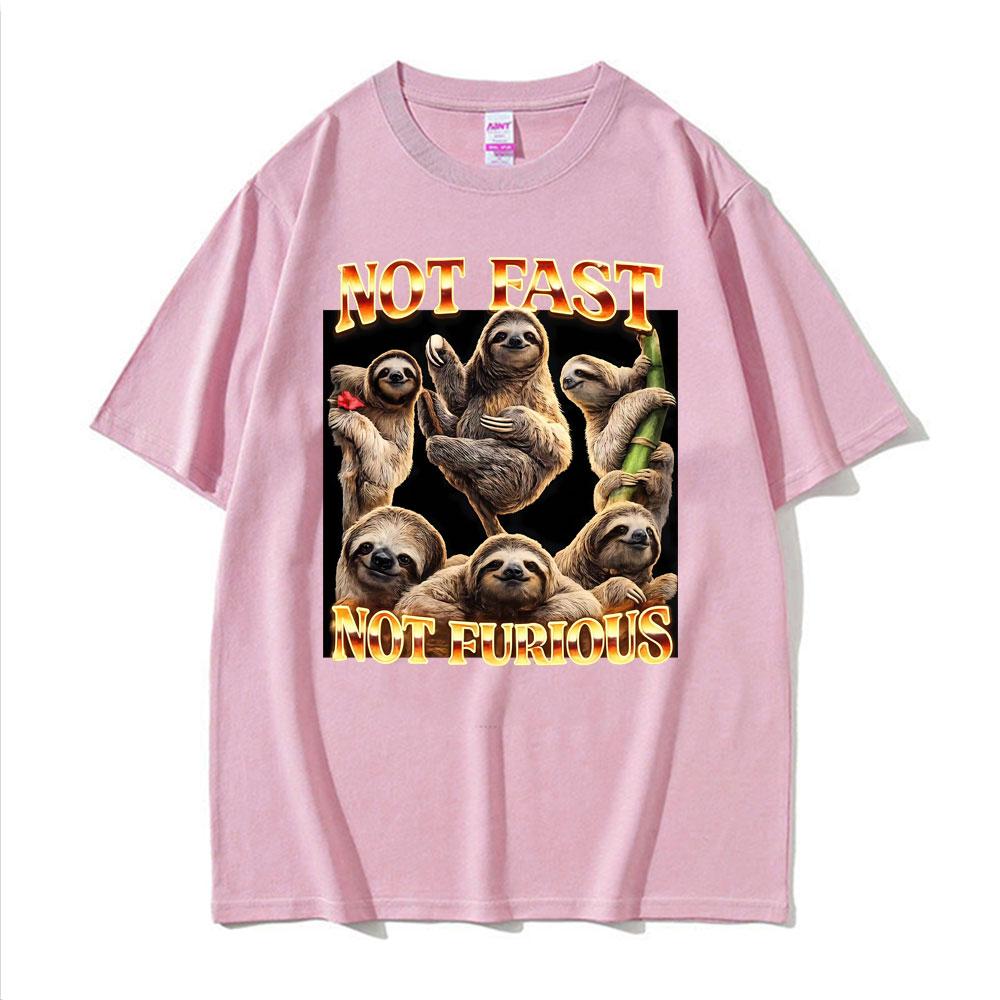 Funny Sloth Not Fast Not Furious Meme Graphic T Shirts Unisex Women Humor Vintage T Shirt Short Sleeve Oversized Tshirt Streetwear S
Funny Sloth Not Fast Not Furious Meme Graphic T Shirts Unisex Women Humor Vintage T Shirt Short Sleeve Oversized Tshirt Streetwear S