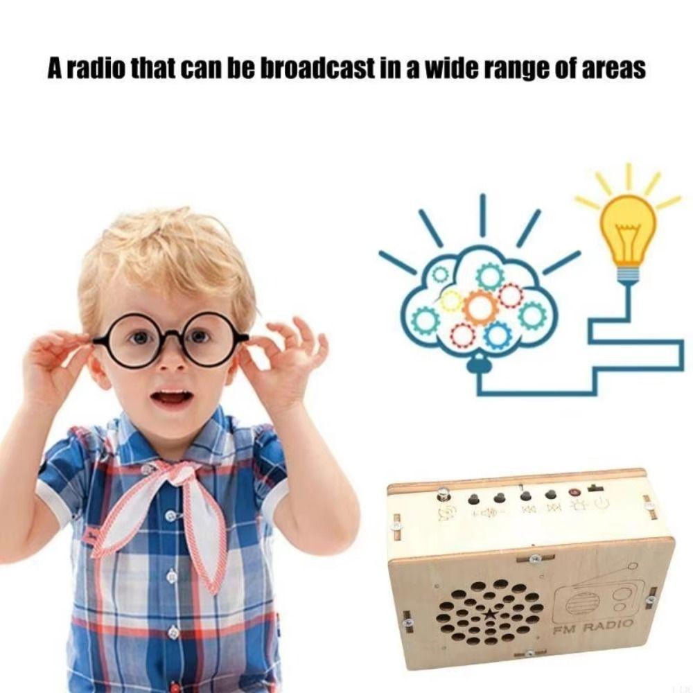 Handmade DIY Science Education Radio Steam Model Scientific Training FM Radio Survival wooden
Handmade DIY Science Education Radio Steam Model Scientific Training FM Radio Survival wooden