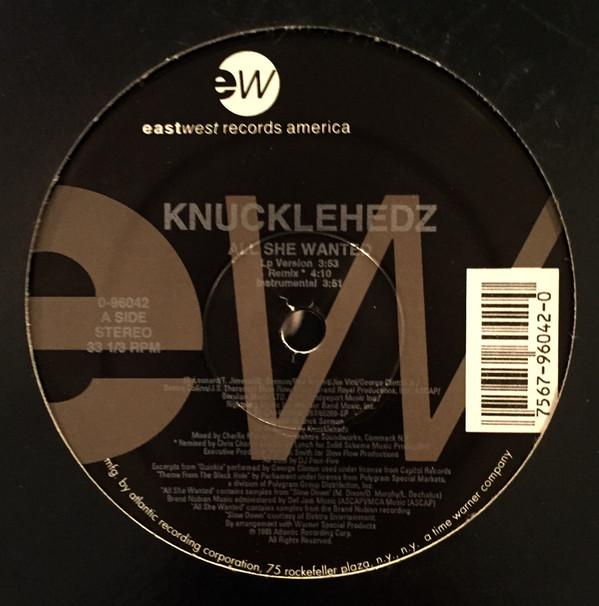 12inch Record KNUCKLEHEDZ - All She Wanted 096042 EastWest Record 1993 US Rap & Hip-Hop/R&B Used
12inch Record KNUCKLEHEDZ - All She Wanted 096042 EastWest Record 1993 US Rap & Hip-Hop/R&B Used