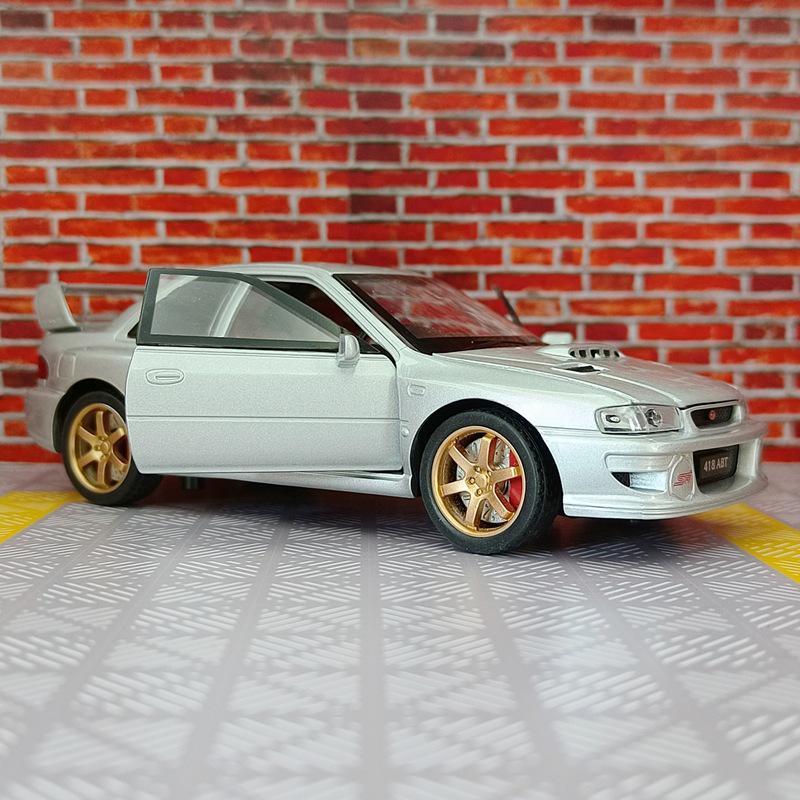 Имитационная модель игрушечной машинки Subaru Impreza из сплава с инерционным механизмом, звуковыми и световыми эффектами.
Имитационная модель игрушечной машинки Subaru Impreza из сплава с инерционным механизмом, звуковыми и световыми эффектами.