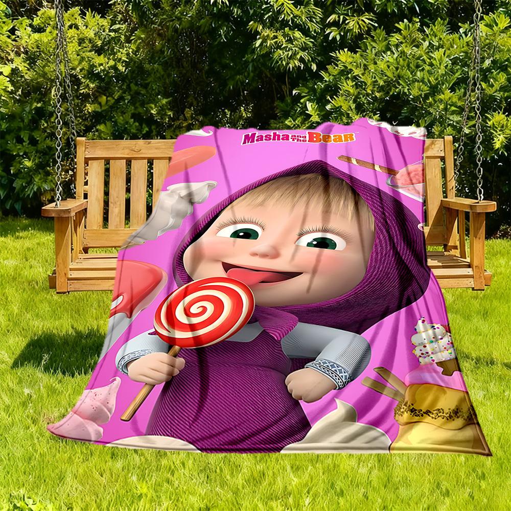 1pc Masha Sweet Outdoor Blanket Lightweight Flannel, Soft & Warm, All-Season Use for Sofa, Outdoor, Camping, Living Room039 130cmx150cm
1pc Masha Sweet Outdoor Blanket Lightweight Flannel, Soft & Warm, All-Season Use for Sofa, Outdoor, Camping, Living Room039 130cmx150cm
