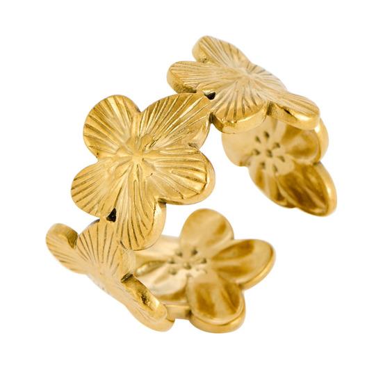 Adjustable Ring Petal Shape Comfortable Anti-Oxidation Ring Lightweight Exquisite Drawing Process Jewelry Ring золотистый
Adjustable Ring Petal Shape Comfortable Anti-Oxidation Ring Lightweight Exquisite Drawing Process Jewelry Ring золотистый