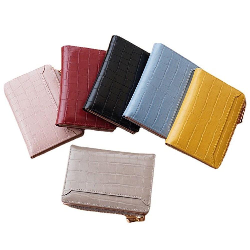 Женский короткий кошелек с каменным узором, двойной держатель для визитных карточек, ультратонкий кошелек для монет 
Женский короткий кошелек с каменным узором, двойной держатель для визитных карточек, ультратонкий кошелек для монет