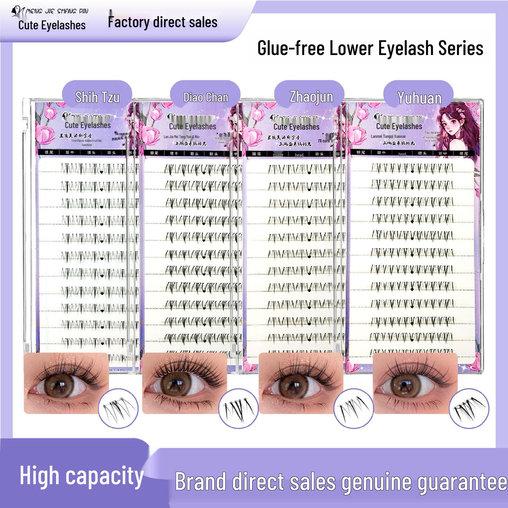 Glue-Free Natural Lower Eyelash Clusters - Photogenic Manga Style for Beginners (Old Customers Only)
Glue-Free Natural Lower Eyelash Clusters - Photogenic Manga Style for Beginners (Old Customers Only)
