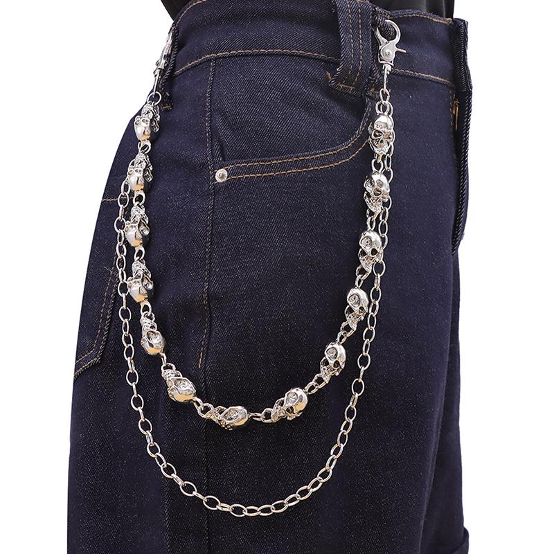 1PCS Fashion Punk Metal Pants Chain Trendy Hip Hop Waist Chains For Men Women Personalized Skeleton Pendant Jeans Chain Gifts
1PCS Fashion Punk Metal Pants Chain Trendy Hip Hop Waist Chains For Men Women Personalized Skeleton Pendant Jeans Chain Gifts