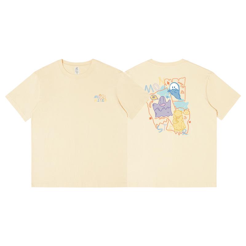 2023 Лето Принт Маленького Монстра Студенческая Свободная Футболка с Коротким Рукавом S (45-50 kg)
2023 Лето Принт Маленького Монстра Студенческая Свободная Футболка с Коротким Рукавом S (45-50 kg)