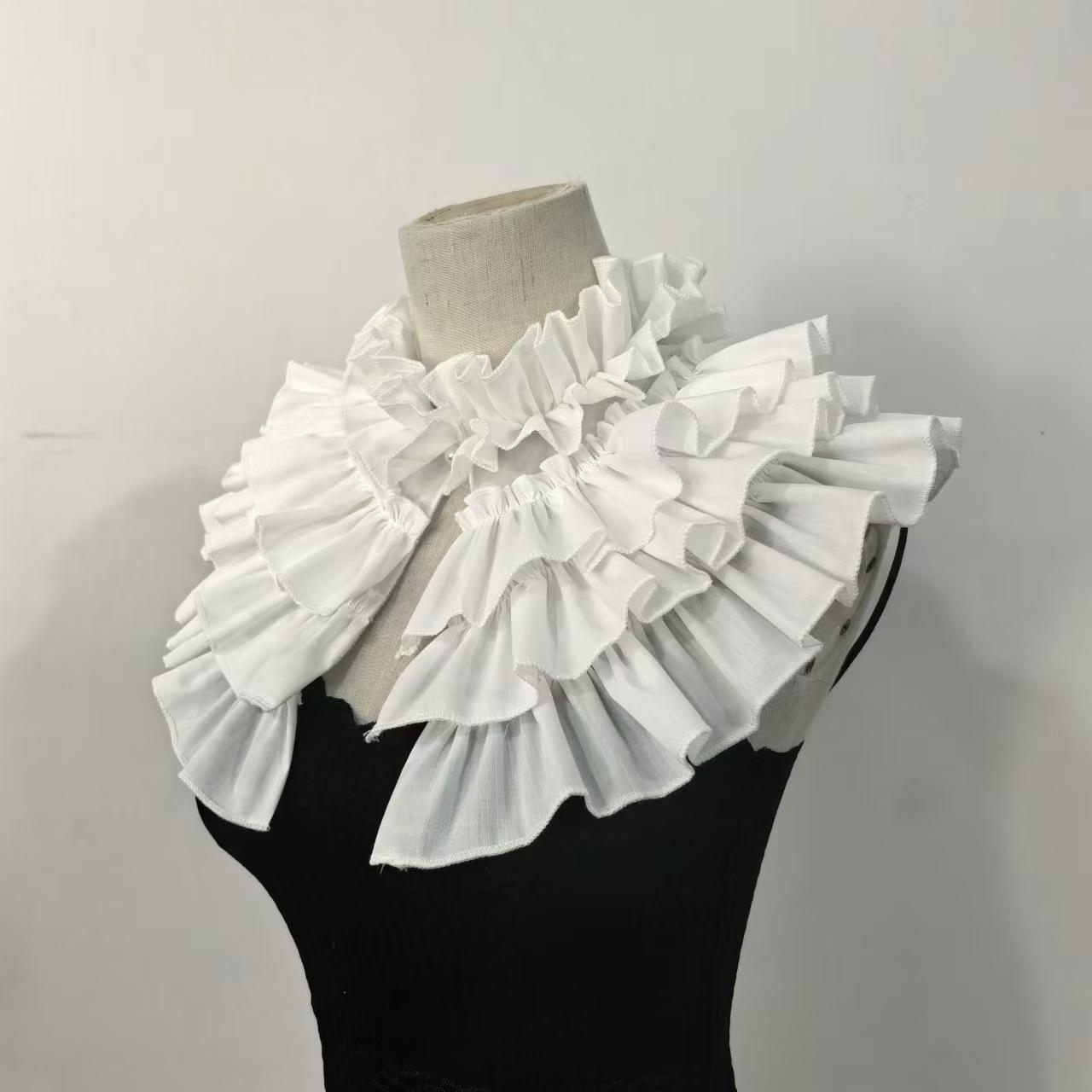 Плиссированный воротник-стойка в стиле Лолита с оборками по краю, женские французские воротники-стойки, универсальные преувеличенные аксессуары, ретро-ниша белый
Плиссированный воротник-стойка в стиле Лолита с оборками по краю, женские французские воротники-стойки, универсальные преувеличенные аксессуары, ретро-ниша белый