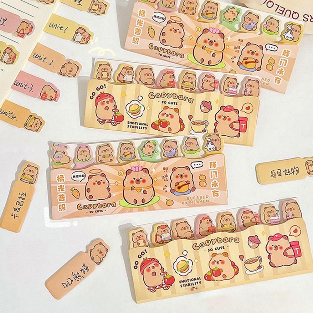 Cute Capybara Index Tabs Cartoon Message Paper Page Markers Sticky Notes Scrapbook style 1
Cute Capybara Index Tabs Cartoon Message Paper Page Markers Sticky Notes Scrapbook style 1
