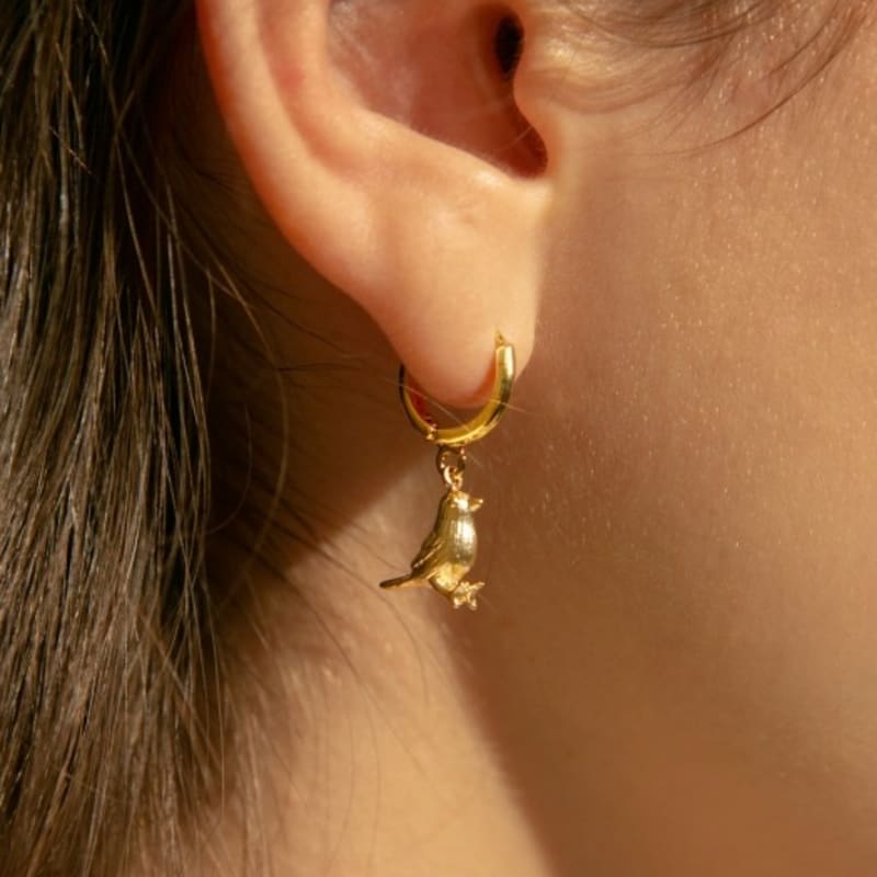 FANTASTIC PLANET bird one touch earrings GOLD
FANTASTIC PLANET bird one touch earrings GOLD