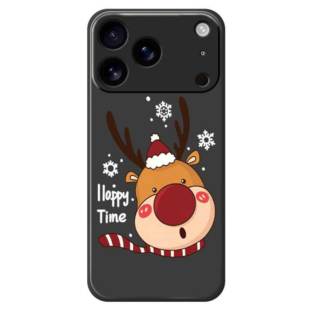 For iPhone 17 Pro Max Case Snowflake Deer Head Pattern Printing Straight Edge TPU Phone Back Cover Black
For iPhone 17 Pro Max Case Snowflake Deer Head Pattern Printing Straight Edge TPU Phone Back Cover Black