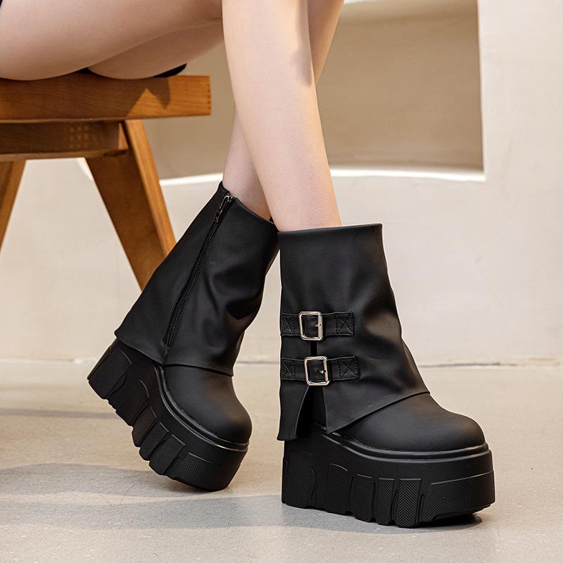 14СМ новые сапоги-трубы, короткие сапоги, женские 2025 осень и зима, новые ботинки на платформе из кожи, супервысокий каблук, пряжка-ремень, женские сапоги 39 чёрный
14СМ новые сапоги-трубы, короткие сапоги, женские 2025 осень и зима, новые ботинки на платформе из кожи, супервысокий каблук, пряжка-ремень, женские сапоги 39 чёрный