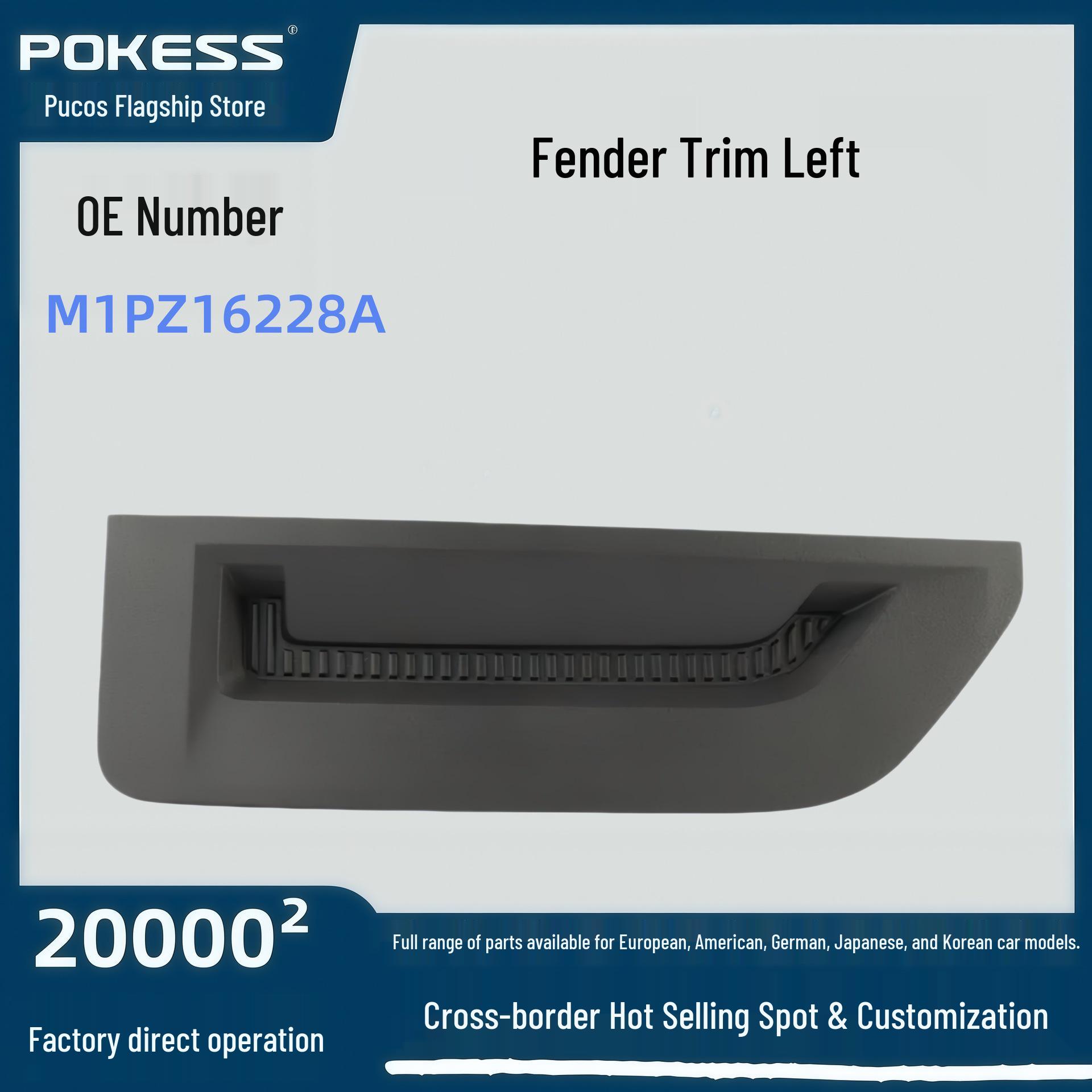 m1pz16228a Fender Trim Strip for 2021 Ford Bronco - Left Side Pokess
m1pz16228a Fender Trim Strip for 2021 Ford Bronco - Left Side Pokess