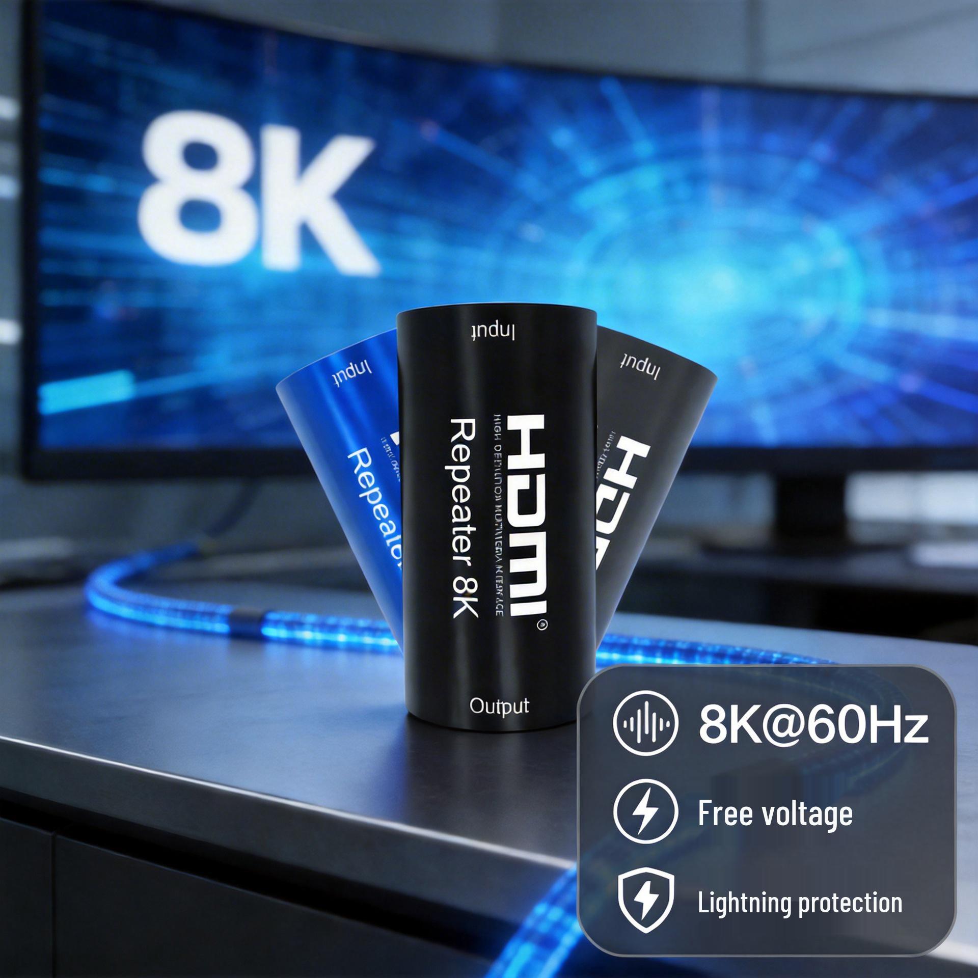 8K HDMI Signal Amplifier and Extender (60Hz)
8K HDMI Signal Amplifier and Extender (60Hz)
