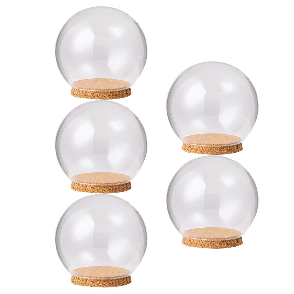 5 Pcs Preserved Flower Adornment Immortal Glass Hood Container Dome with Base Child Empty Water Globe Vase
5 Pcs Preserved Flower Adornment Immortal Glass Hood Container Dome with Base Child Empty Water Globe Vase