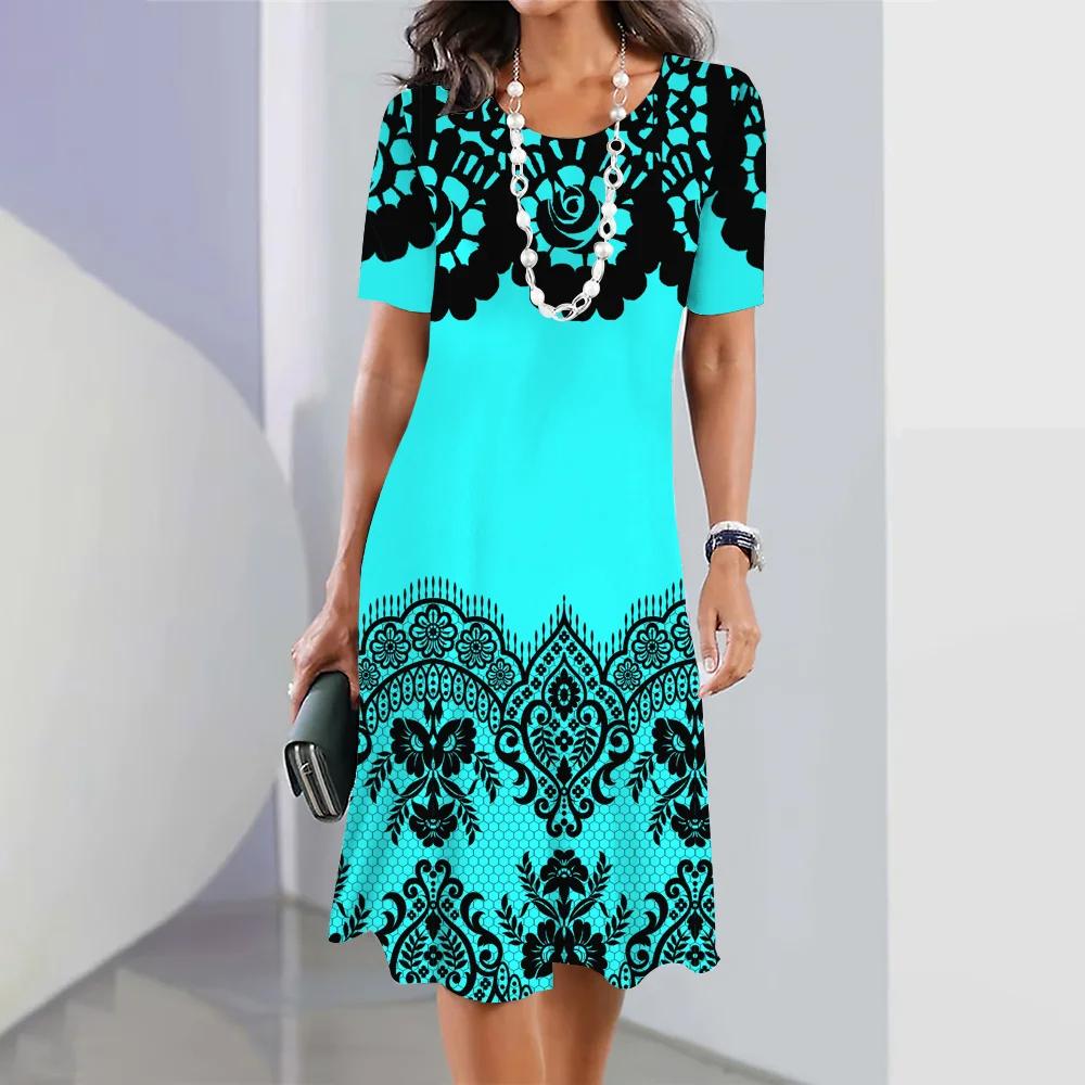 Женские платья 3D Color Blocking Printing Dress Элегантные топы с короткими рукавами Одежда Ретро-юбка А-силуэта Вечерняя красочная одежда 5XL
Женские платья 3D Color Blocking Printing Dress Элегантные топы с короткими рукавами Одежда Ретро-юбка А-силуэта Вечерняя красочная одежда 5XL