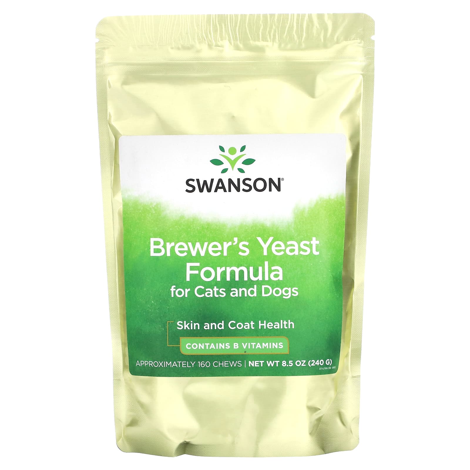 Swanson, Brewer s Yeast Formula для кошек и собак, 160 жевательных таблеток, 8,5 унций (240 г)
Swanson, Brewer s Yeast Formula для кошек и собак, 160 жевательных таблеток, 8,5 унций (240 г)
