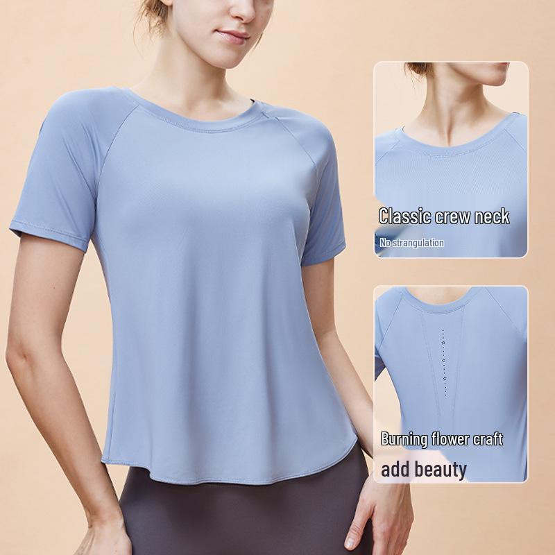Women s Quick-Dry Yoga T-Shirt - One-Piece, Two-Wear Design with Hip-Covering, Waist-Highlighting Petal Arc Hem. L троянди рожеві кольору
Women s Quick-Dry Yoga T-Shirt - One-Piece, Two-Wear Design with Hip-Covering, Waist-Highlighting Petal Arc Hem. L троянди рожеві кольору