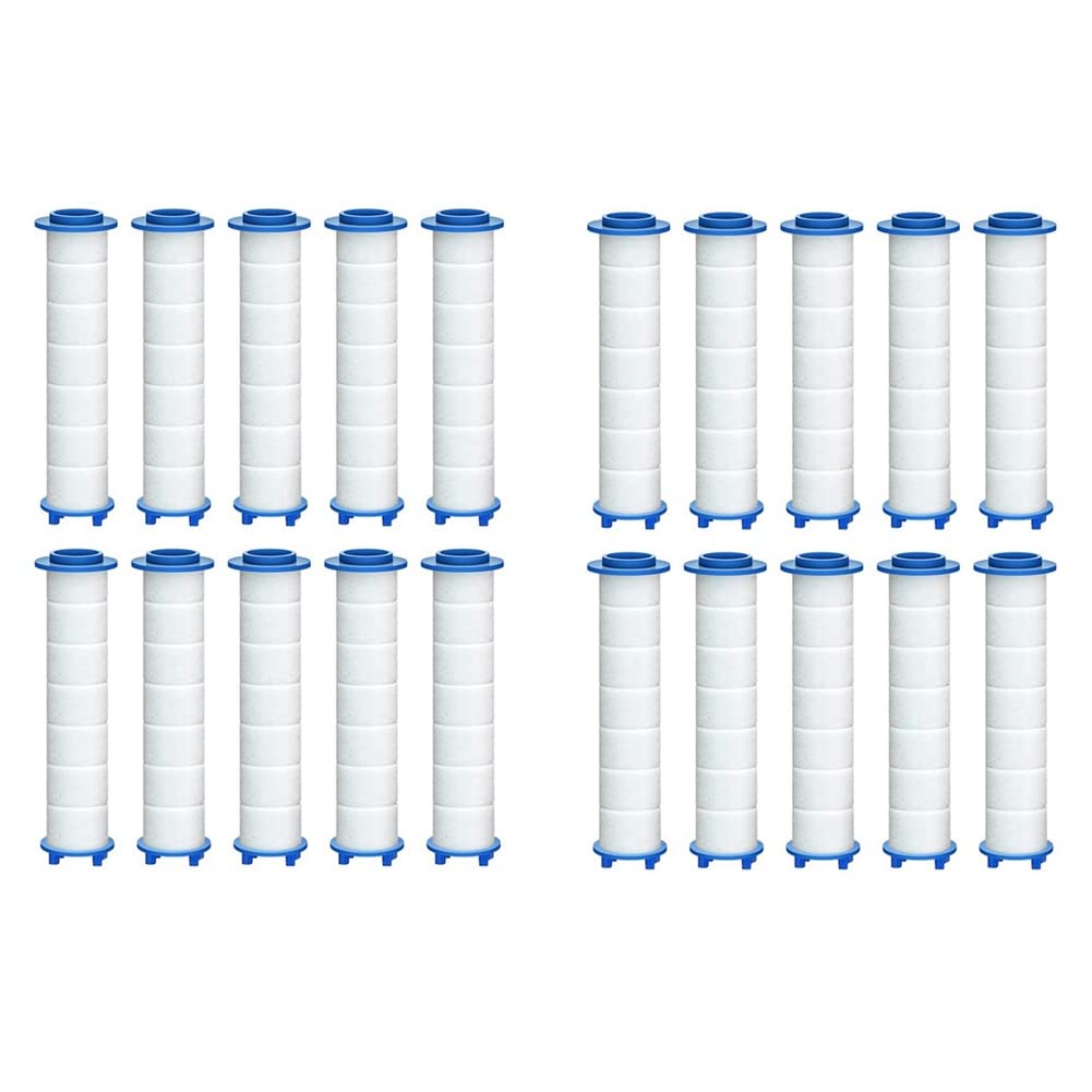 Xsdjasd 20 Pieces Replacement Shower Filters for Hard Water High Power Shower Water Filters to Remove Chlorine and Fluoride -
Xsdjasd 20 Pieces Replacement Shower Filters for Hard Water High Power Shower Water Filters to Remove Chlorine and Fluoride -
