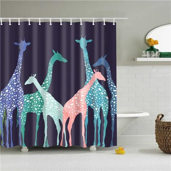 Animals Deer Lovely Shower Curtains Frabic Waterproof Polyester Bathroom Curtain Accessories With Hooks W60H190(CM)-1 Pcs
Animals Deer Lovely Shower Curtains Frabic Waterproof Polyester Bathroom Curtain Accessories With Hooks W60H190(CM)-1 Pcs