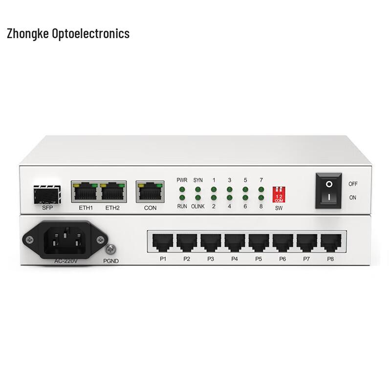 Zhongke Optoelectronics 4-Channel TDM over IP Bridge
Zhongke Optoelectronics 4-Channel TDM over IP Bridge