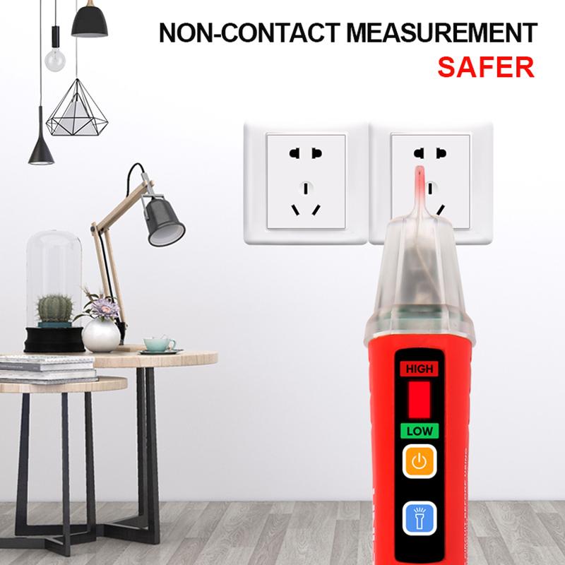 UNI-T AC Voltage Detector UT12D Non Contact Voltage Tester 24V-1000V Contactless Electric Tester Pen Power Sensor LED
UNI-T AC Voltage Detector UT12D Non Contact Voltage Tester 24V-1000V Contactless Electric Tester Pen Power Sensor LED