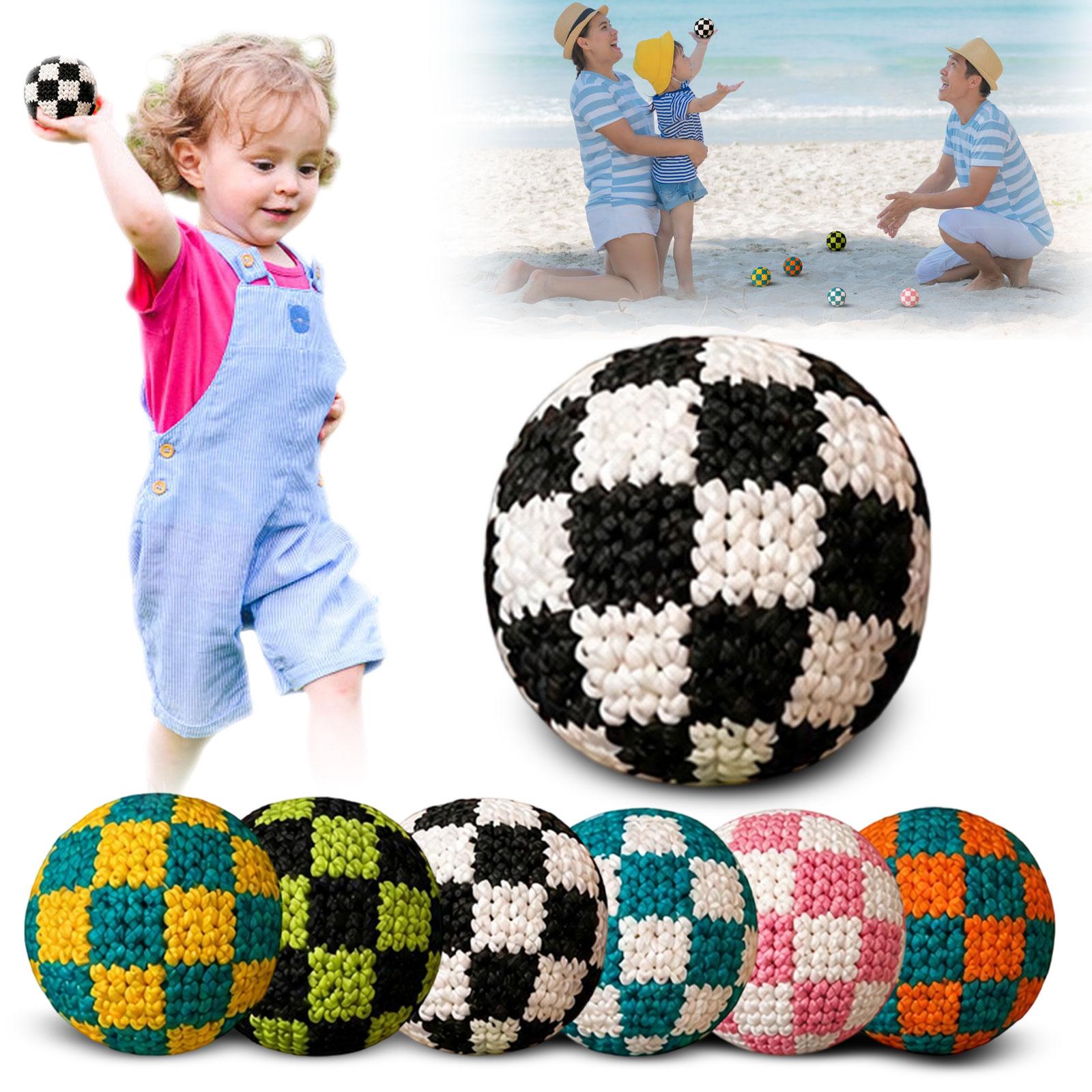 6 Pack Handwoven Coordination Training Toss Catch Balls Soccer Style Bean Bag Set for Grip Exercise and Motor Skills Development One Size
6 Pack Handwoven Coordination Training Toss Catch Balls Soccer Style Bean Bag Set for Grip Exercise and Motor Skills Development One Size