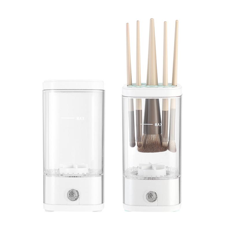 Cosmetic Brush Makeup Brush Cleaner Automatic Spinning Electric with Brush Clean Mat білий
Cosmetic Brush Makeup Brush Cleaner Automatic Spinning Electric with Brush Clean Mat білий