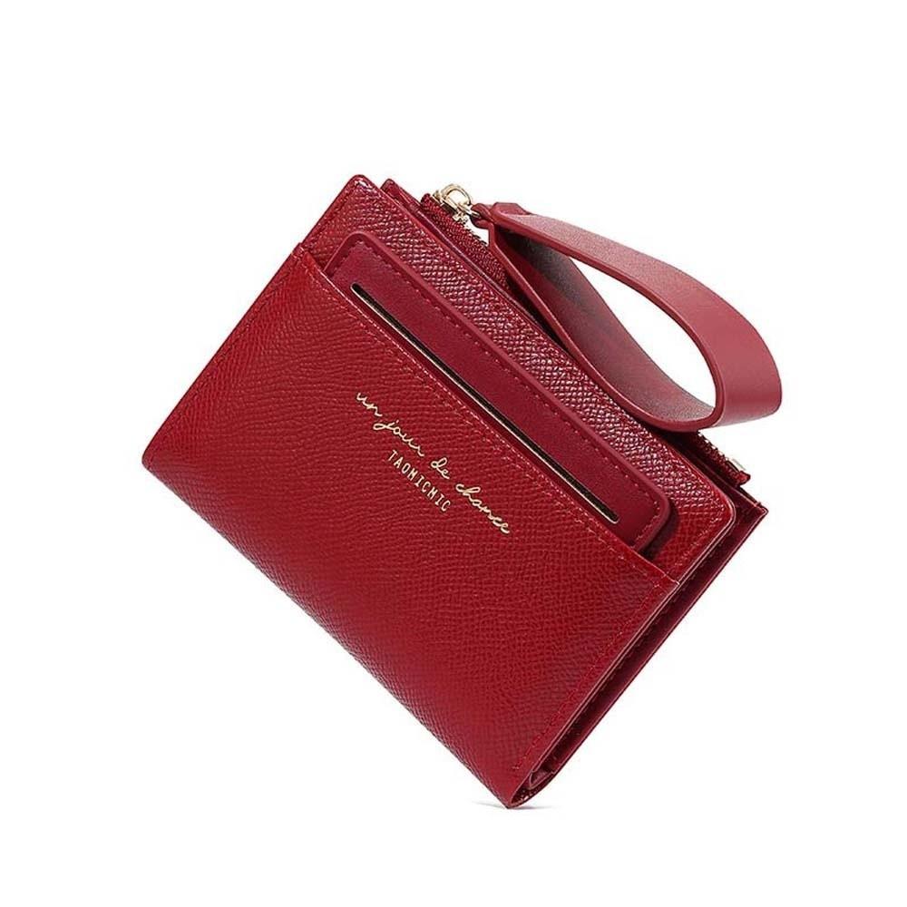 Portable Women Folding Wallet PVC Lady Short PU Purse Wrist Rope Pouch Solid Color Card Bag Dating красный
Portable Women Folding Wallet PVC Lady Short PU Purse Wrist Rope Pouch Solid Color Card Bag Dating красный