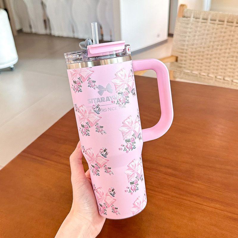 Large Capacity Thermos Cup for Women, Office Coffee Cup, Ice Cup, Straw Water Cup, Giant High-Value Cup Pink 900ml
Large Capacity Thermos Cup for Women, Office Coffee Cup, Ice Cup, Straw Water Cup, Giant High-Value Cup Pink 900ml
