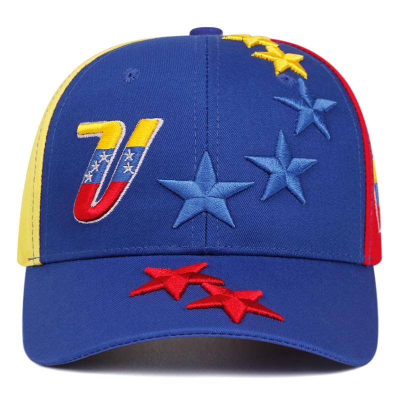 Venezuela flag embroidery baseball cap High quality 5-star outdoor hats women men caps Adjustable синій
Venezuela flag embroidery baseball cap High quality 5-star outdoor hats women men caps Adjustable синій