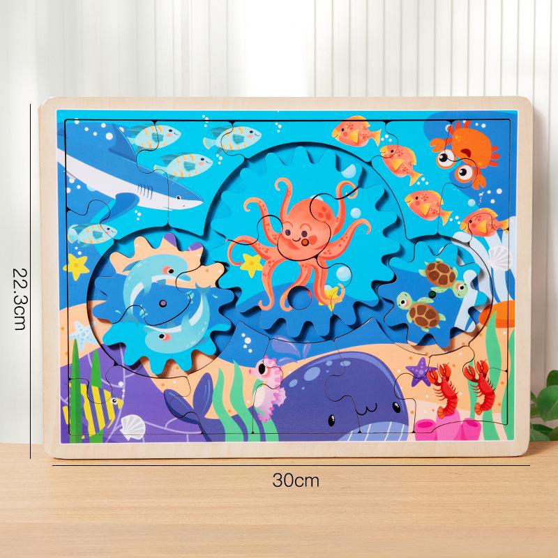 Детский деревянный пазл с шестеренками для развития координации рук и глаз и когнитивных способностей животных
Детский деревянный пазл с шестеренками для развития координации рук и глаз и когнитивных способностей животных