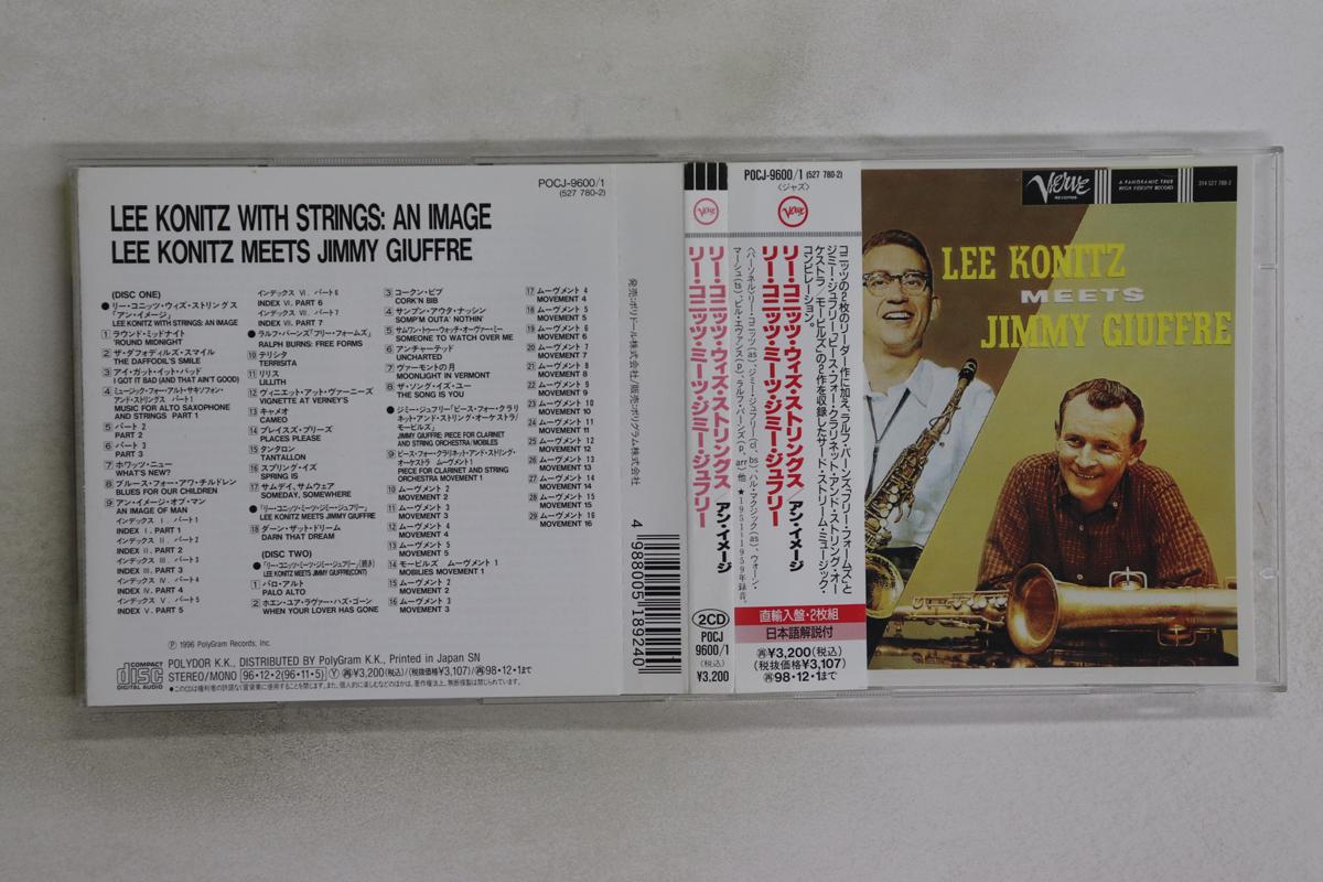 CD LEE KONITZ, JIMMY GIUFFRE - Lee Konitz Meets Jimmy Giuffre POCJ96001 VERVE 1996 Japan Obi Jazz Used
CD LEE KONITZ, JIMMY GIUFFRE - Lee Konitz Meets Jimmy Giuffre POCJ96001 VERVE 1996 Japan Obi Jazz Used
