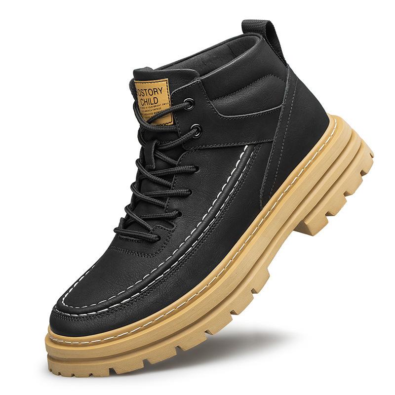 Martin boots men s invisible inner heightening shoes 8CM high-top trendy casual 6 British thick-soled tooling leathershoes 37 чорний
Martin boots men s invisible inner heightening shoes 8CM high-top trendy casual 6 British thick-soled tooling leathershoes 37 чорний