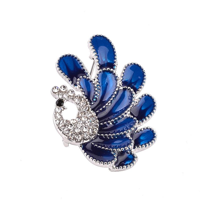 Pretty Bling Blue Phoenix Shaped Lapel Pins Rhinestone Bird Peacock Design Brooches Women Girls Party Badge
Pretty Bling Blue Phoenix Shaped Lapel Pins Rhinestone Bird Peacock Design Brooches Women Girls Party Badge