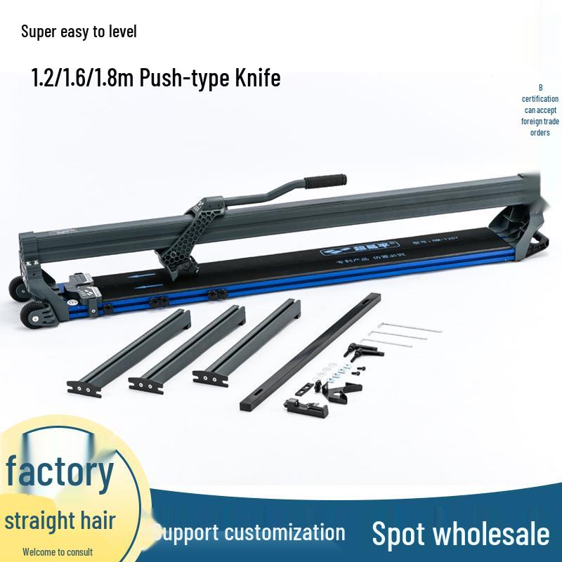 Large Format Manual Tile Cutter BM-120T - Laser Scoring Knife for Easy Tile Cutting 1.2m Manual Push Knife
Large Format Manual Tile Cutter BM-120T - Laser Scoring Knife for Easy Tile Cutting 1.2m Manual Push Knife