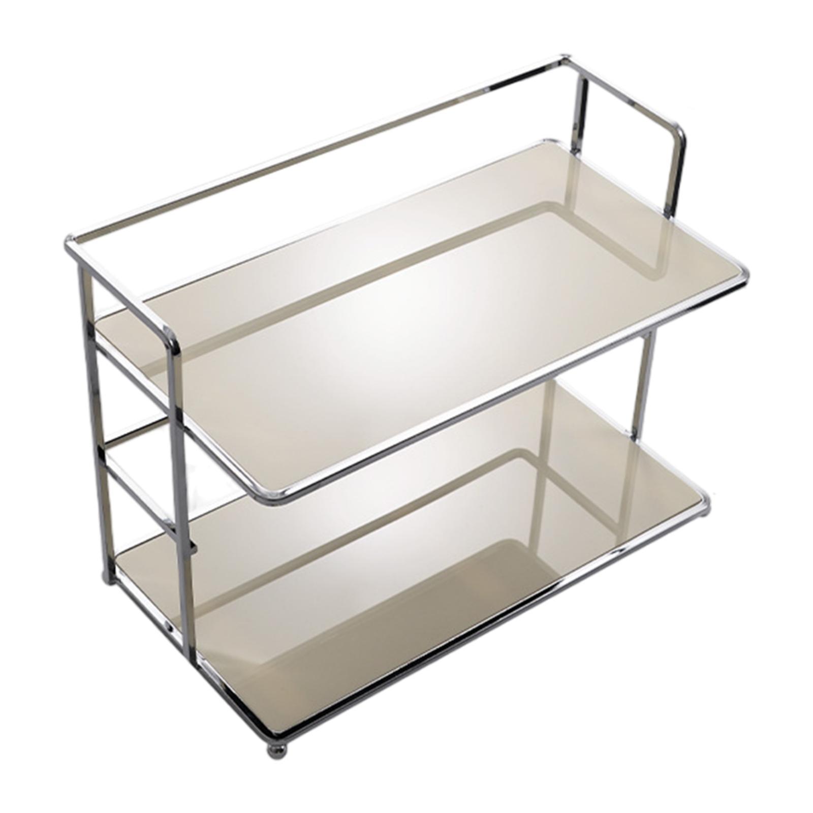 Desktop Storage Rack Bathroom Counter Organizer Double Saving Cosmetic білий
Desktop Storage Rack Bathroom Counter Organizer Double Saving Cosmetic білий