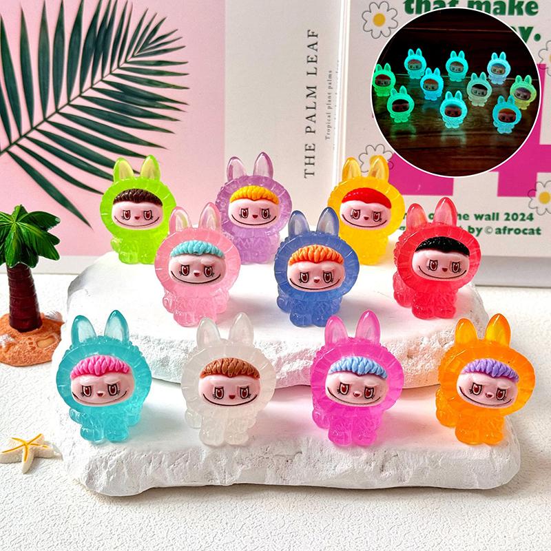 Luminous Labubu Ornament Doll Figurine Micro Landscape Desktop Decor Car Interior Diy Keychain Phone Chain Charm 1Pc Random Color
Luminous Labubu Ornament Doll Figurine Micro Landscape Desktop Decor Car Interior Diy Keychain Phone Chain Charm 1Pc Random Color