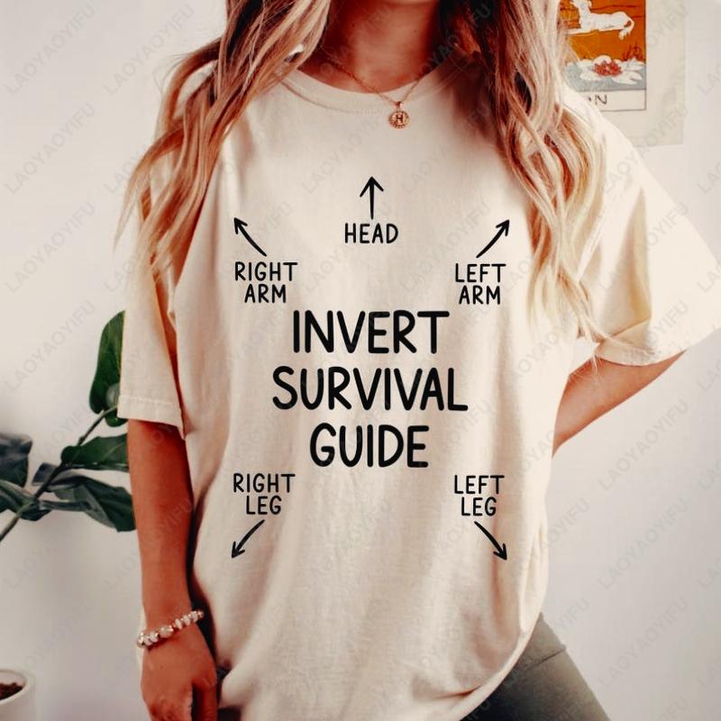Invert Survival Guide Funny Unisex Cotton Shirt Pole Dance Aerial Hoop Lyra Aerial Silks Humorous Sarcastic Tops Aerialist Gifts S
Invert Survival Guide Funny Unisex Cotton Shirt Pole Dance Aerial Hoop Lyra Aerial Silks Humorous Sarcastic Tops Aerialist Gifts S